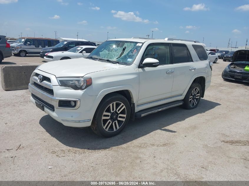 VIN JTEBU5JR9J5589556 2018 Toyota 4runner, Limited no.2