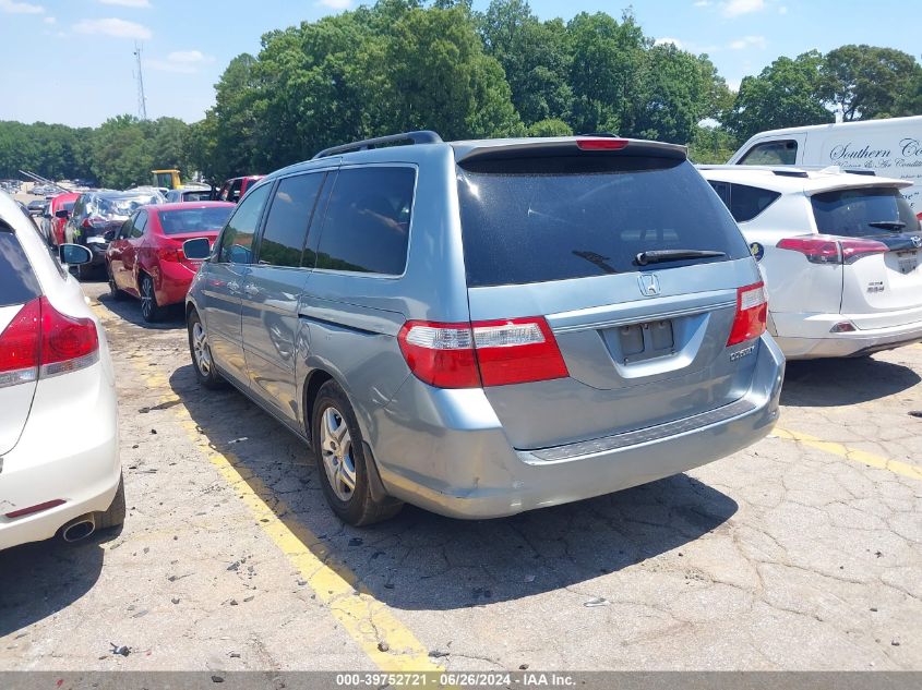 2005 Honda Odyssey Ex-L VIN: 5FNRL38655B066626 Lot: 39752721