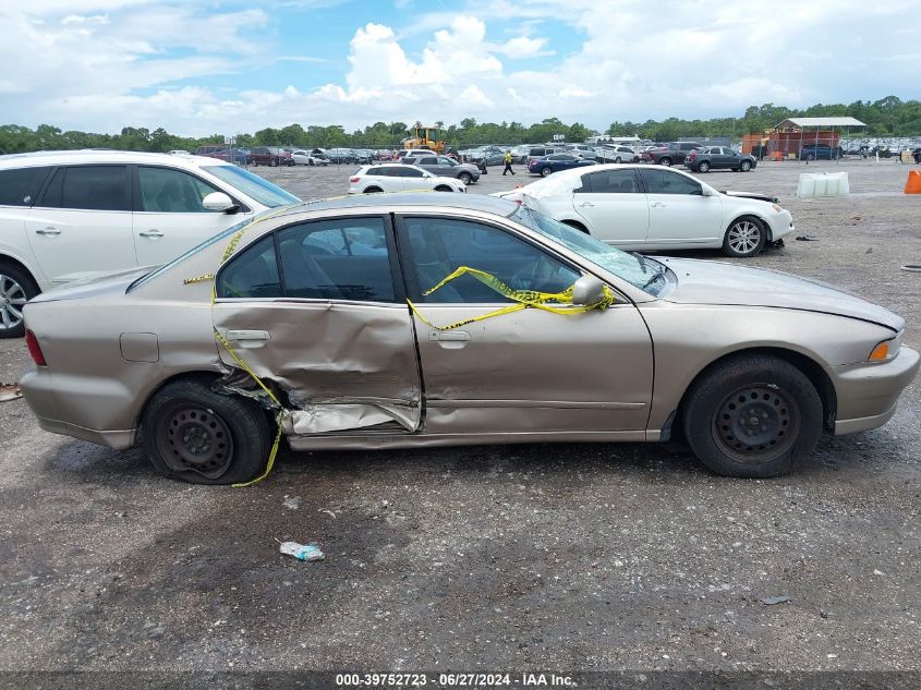 2001 Mitsubishi Galant Es VIN: 4A3AA46G71E161895 Lot: 39752723