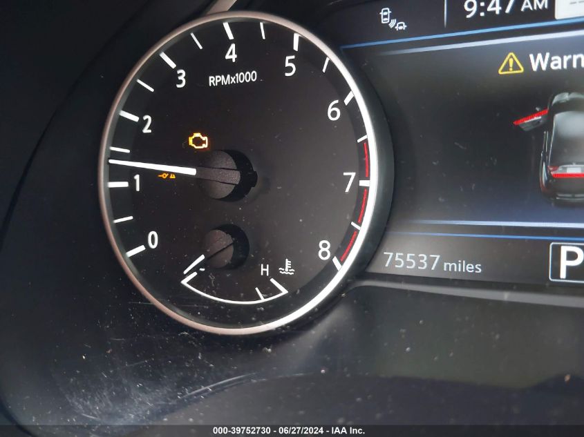 2021 Nissan Maxima Sr VIN: 1N4AA6EV6MC505625 Lot: 39752730