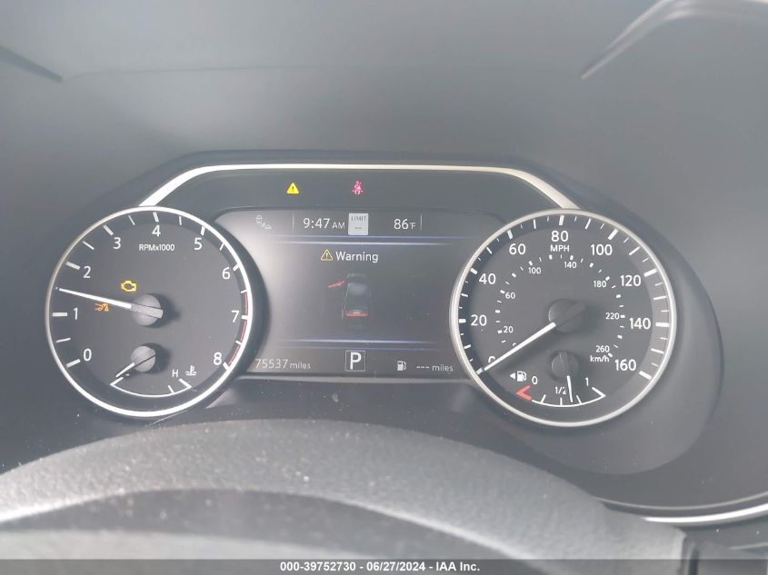 2021 Nissan Maxima Sr VIN: 1N4AA6EV6MC505625 Lot: 39752730