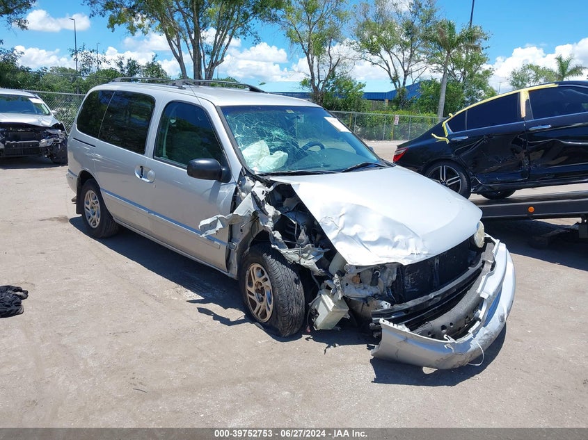 2000 Nissan Quest Gle/Gxe/Se-Cloth/Se-Leather VIN: 4N2XN11T9YD831657 Lot: 39752753