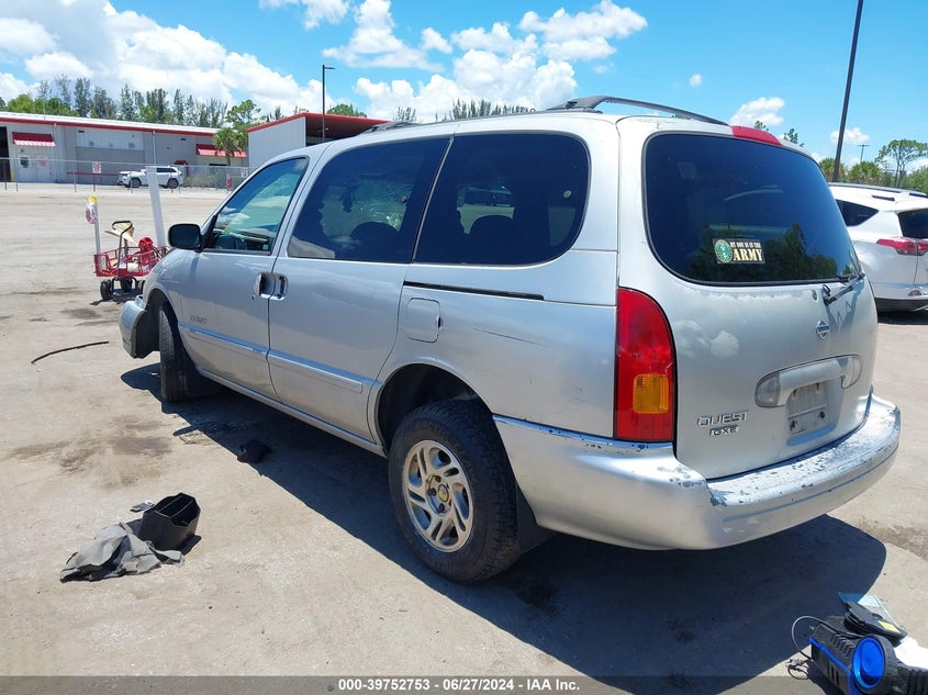 2000 Nissan Quest Gle/Gxe/Se-Cloth/Se-Leather VIN: 4N2XN11T9YD831657 Lot: 39752753