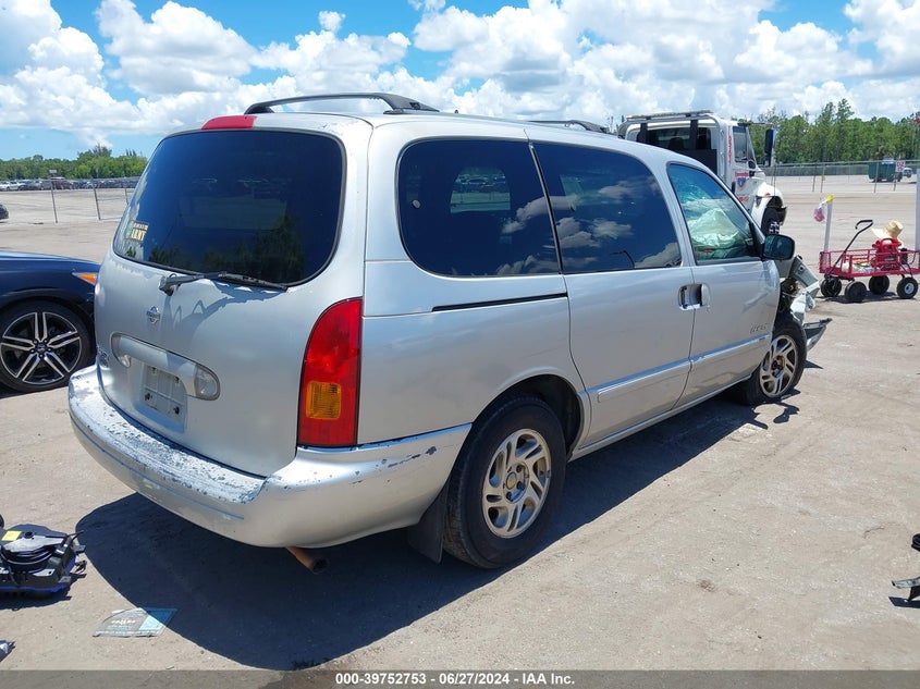 2000 Nissan Quest Gle/Gxe/Se-Cloth/Se-Leather VIN: 4N2XN11T9YD831657 Lot: 39752753