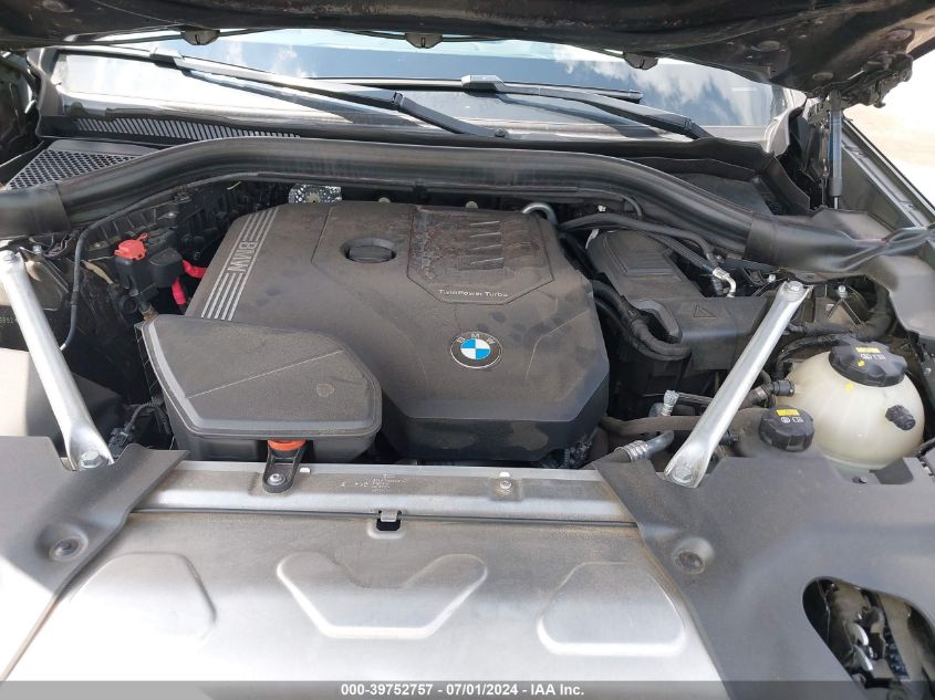 2020 BMW X3 xDrive30I VIN: 5UXTY5C06L9C28892 Lot: 39752757