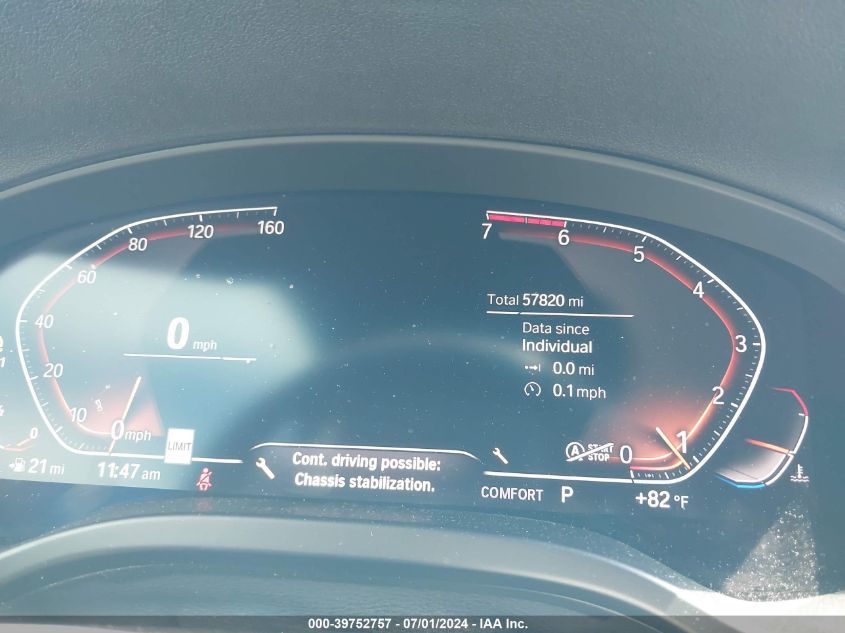 2020 BMW X3 xDrive30I VIN: 5UXTY5C06L9C28892 Lot: 39752757