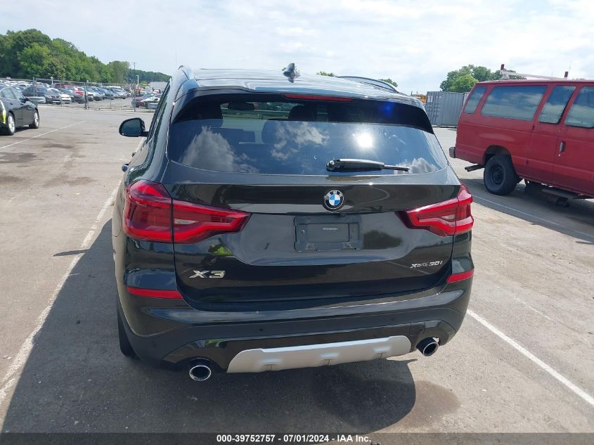 2020 BMW X3 xDrive30I VIN: 5UXTY5C06L9C28892 Lot: 39752757