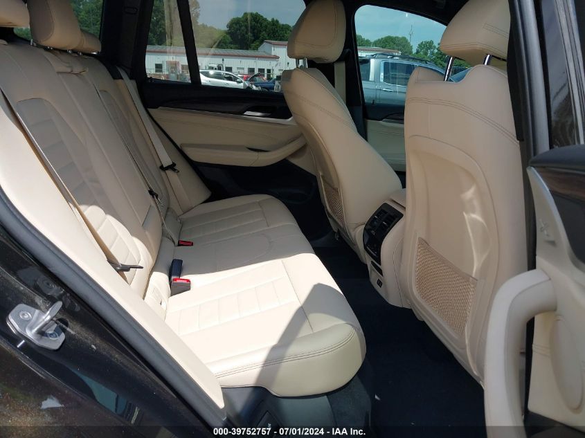 2020 BMW X3 xDrive30I VIN: 5UXTY5C06L9C28892 Lot: 39752757