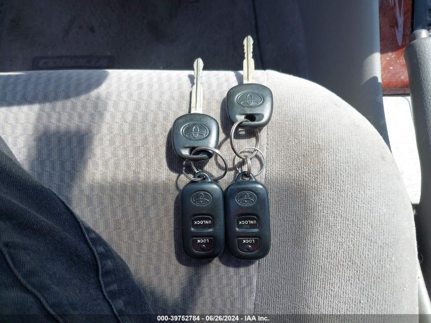 2005 Toyota Corolla Le VIN: JTDBR32E452055295 Lot: 39752784