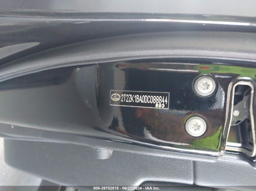 2013 Lexus Rx 350 VIN: 2T2ZK1BA0DC088844 Lot: 39752815