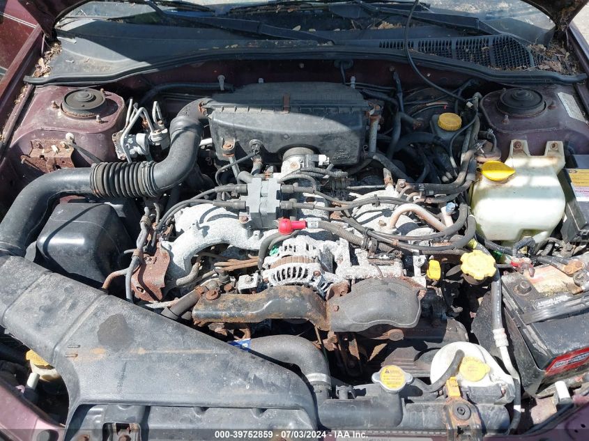 2001 Subaru Legacy L VIN: 4S3BH635516310932 Lot: 39752859