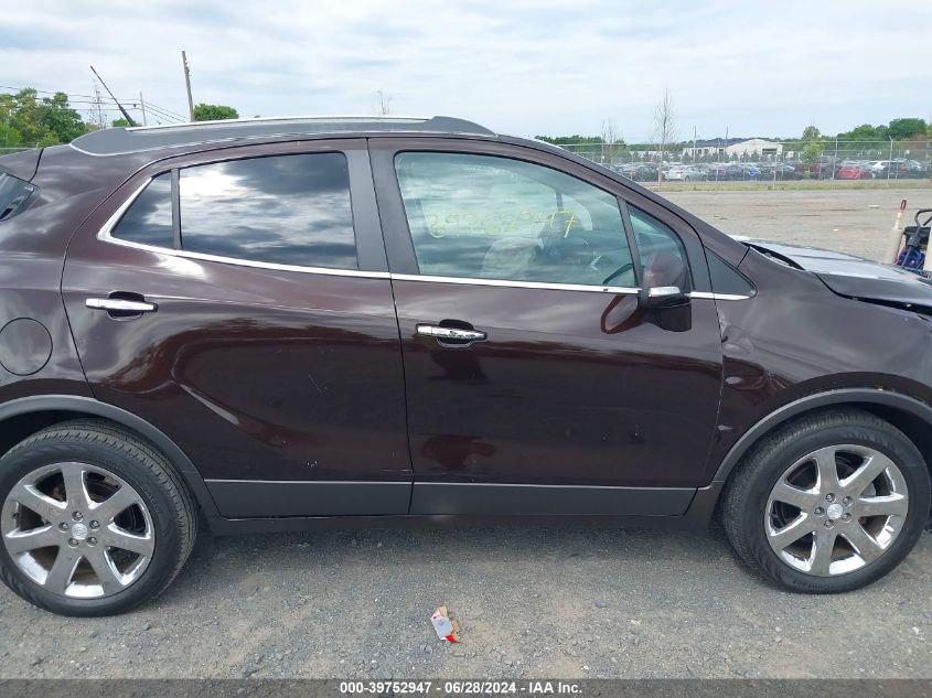 2014 Buick Encore Convenience VIN: KL4CJBSB3EB608556 Lot: 39752947