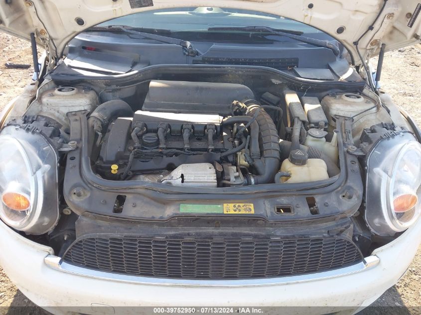 2010 Mini Cooper S VIN: WMWMF7C56ATW89782 Lot: 39752950