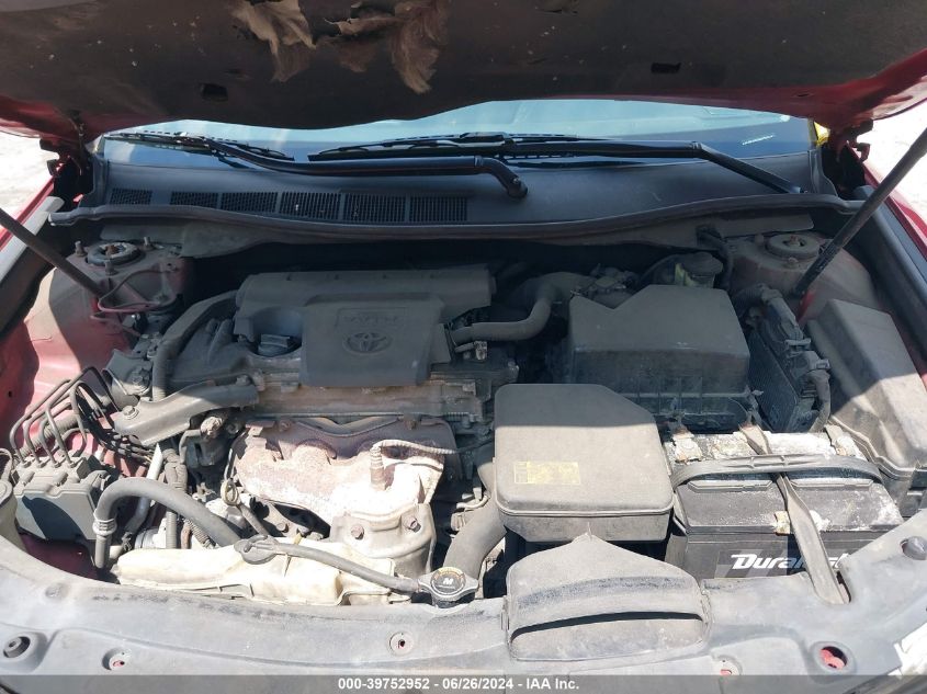 2013 Toyota Camry Se VIN: 4T1BF1FKXDU707817 Lot: 39752952