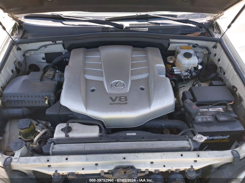 2004 Lexus Gx 470 VIN: JTJBT20X040041935 Lot: 39752960