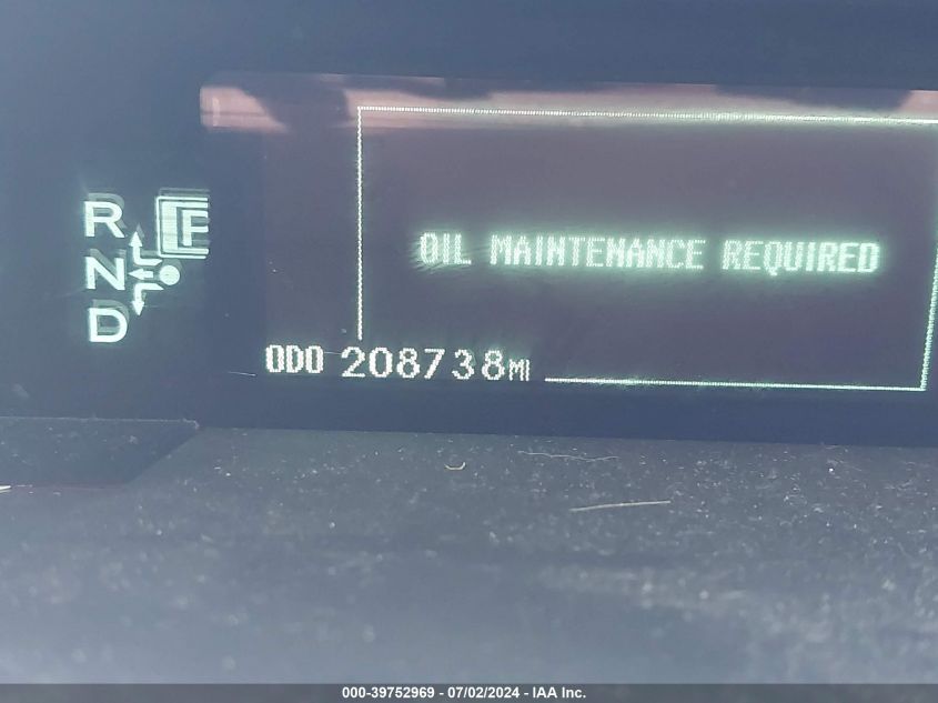 2010 Toyota Prius Ii VIN: JTDKN3DU7A0078415 Lot: 39752969