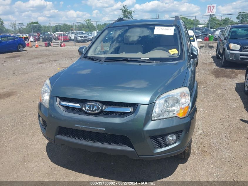 2009 Kia Sportage Ex V6 VIN: KNDJE723297593256 Lot: 39753002