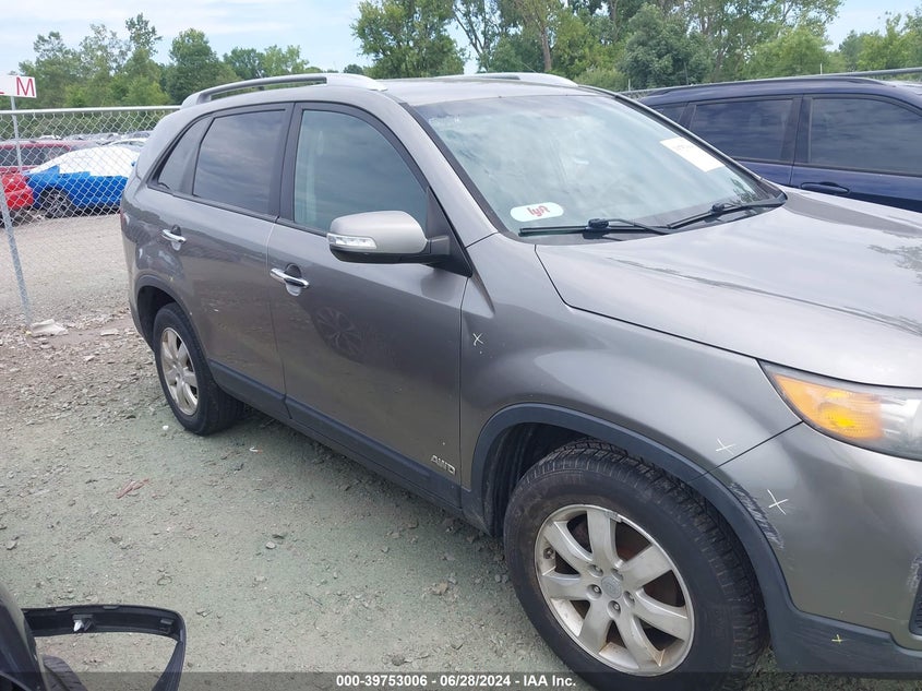 2011 Kia Sorento Lx VIN: 5XYKTDA18BG036837 Lot: 39753006
