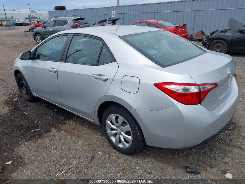 2T1BURHE2FC256608 | 2015 TOYOTA COROLLA