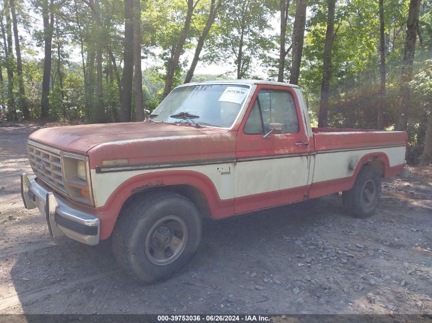 1985 Ford F150 VIN: 1FTDF15N5FNA72480 Lot: 39753036