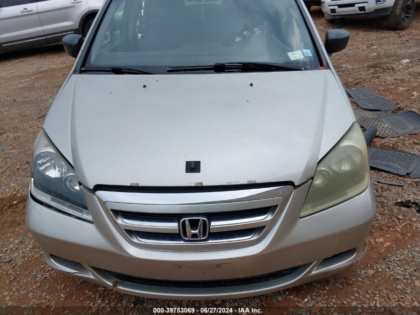 2006 Honda Odyssey Lx VIN: 5FNRL38286B074802 Lot: 39753069