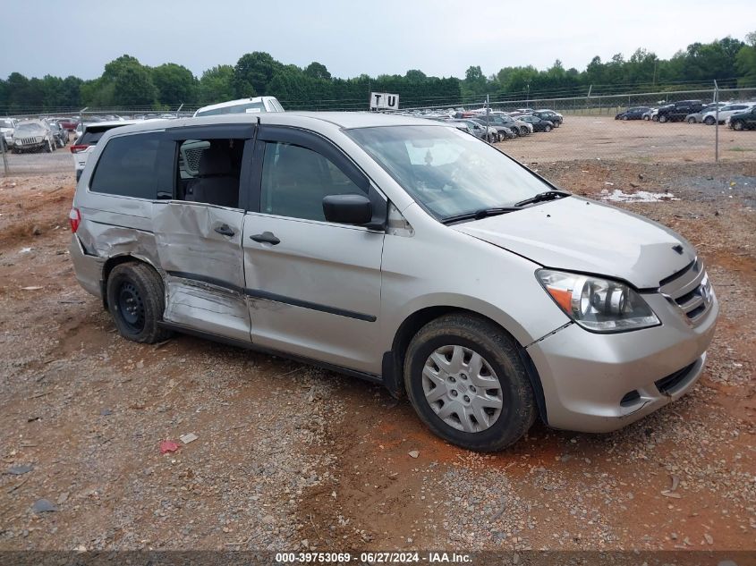 2006 Honda Odyssey Lx VIN: 5FNRL38286B074802 Lot: 39753069