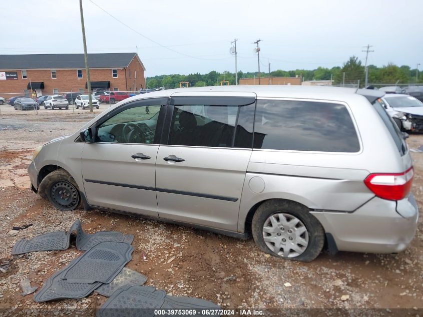 2006 Honda Odyssey Lx VIN: 5FNRL38286B074802 Lot: 39753069