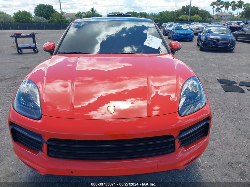 2021 PORSCHE CAYENNE COUPE VIN: WP1BA2AY2MDA40521