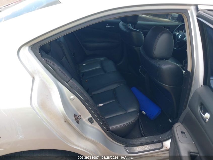 2009 Nissan Maxima 3.5 Sv VIN: 1N4AA51E99C829790 Lot: 39753087