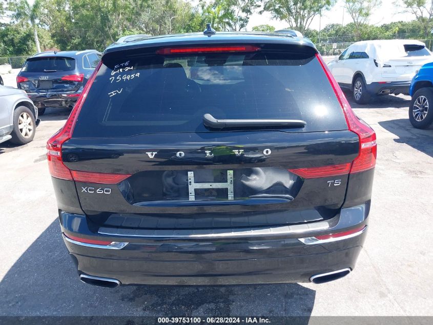 2021 Volvo Xc60 T5 Inscription VIN: YV4102DL2M1759959 Lot: 39753100