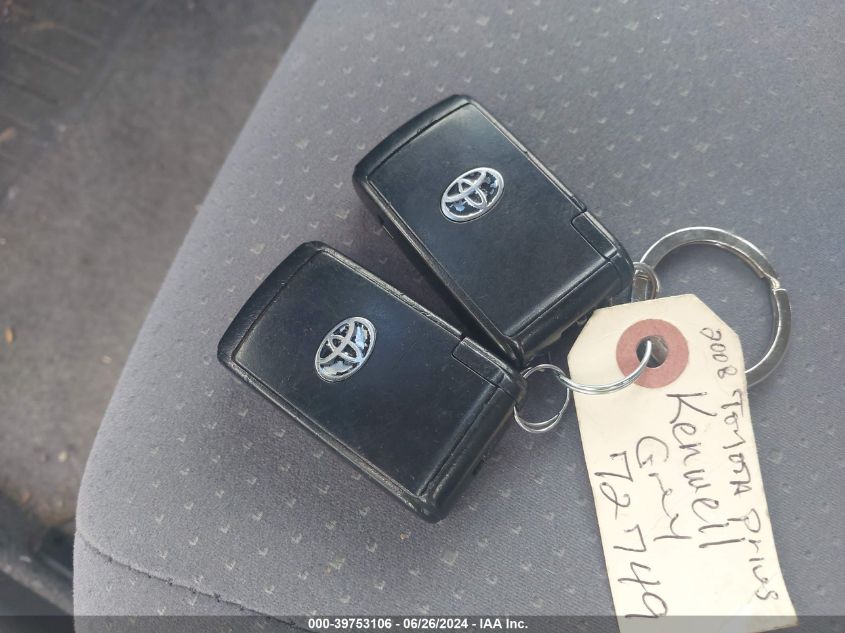 2008 Toyota Prius VIN: JTDKB20U483347147 Lot: 39753106