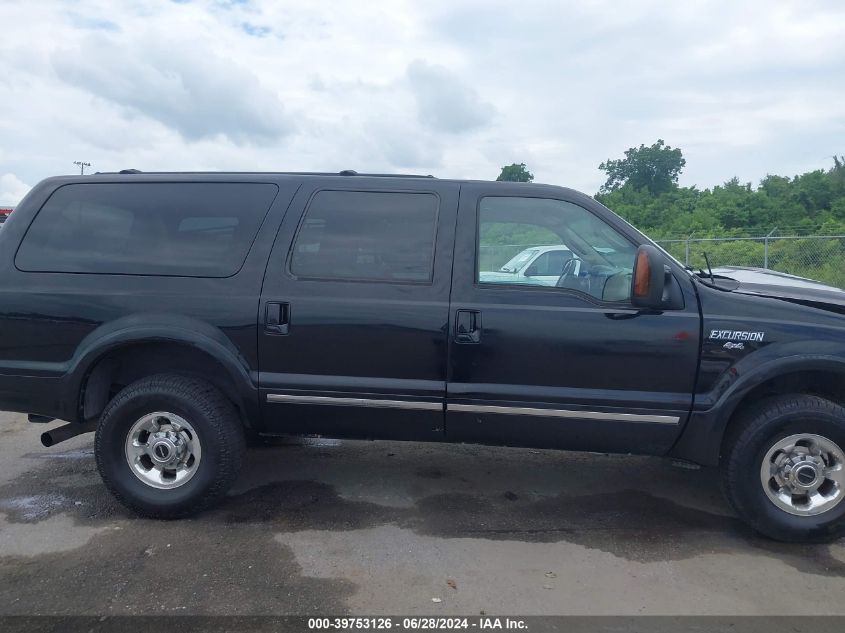 2005 Ford Excursion Limited VIN: 1FMSU43P15EB01776 Lot: 39753126
