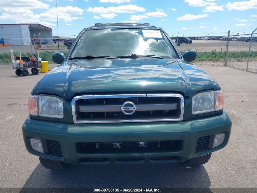 2002 Nissan Pathfinder Le/Se VIN: JN8DR09Y42W746102 Lot: 39753135