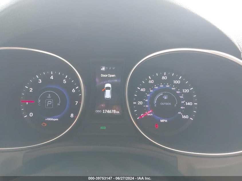 2013 Hyundai Santa Fe VIN: 5XYZUDLA0DG010258 Lot: 39753147