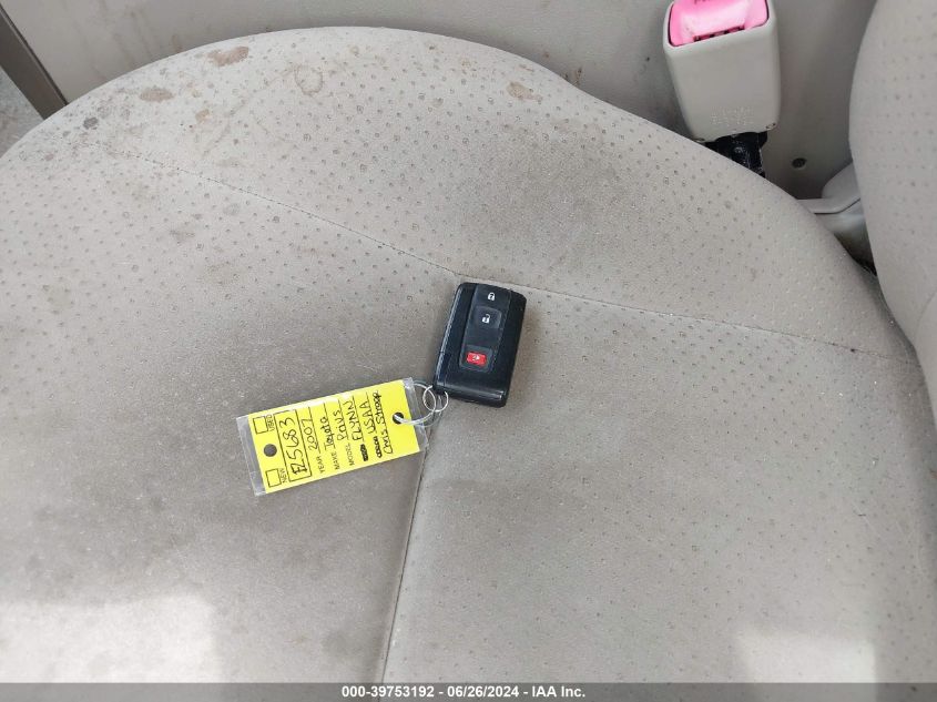 2007 Toyota Prius VIN: JTDKB20U977646608 Lot: 39753192