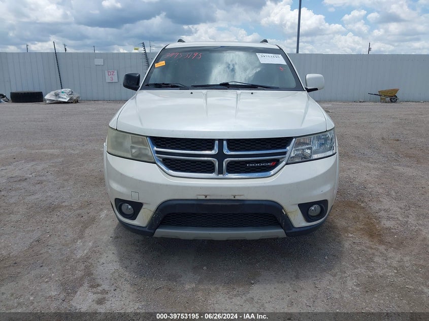 2012 Dodge Journey Sxt VIN: 3C4PDCBG5CT392625 Lot: 39753195