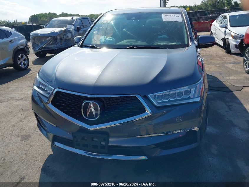 2017 Acura Mdx VIN: 5FRYD4H34HB001838 Lot: 39753218