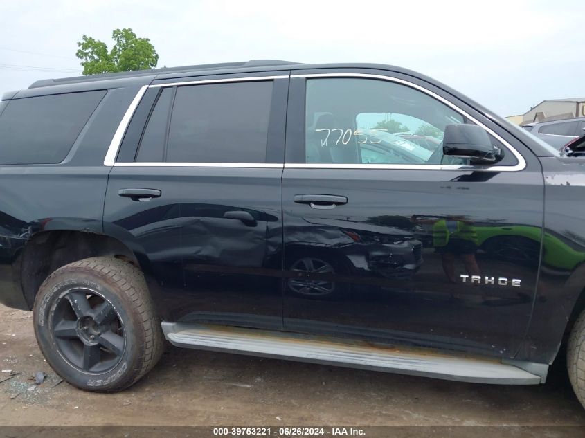 2015 Chevrolet Tahoe Lt VIN: 1GNSKBKC1FR192417 Lot: 39753221