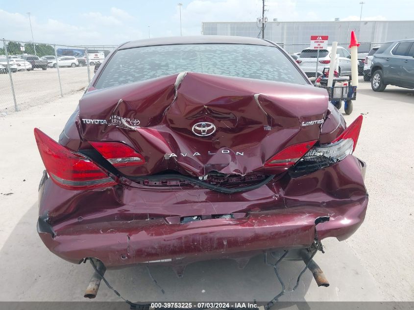 2008 Toyota Avalon Limited VIN: 4T1BK36BX8U311626 Lot: 39753225