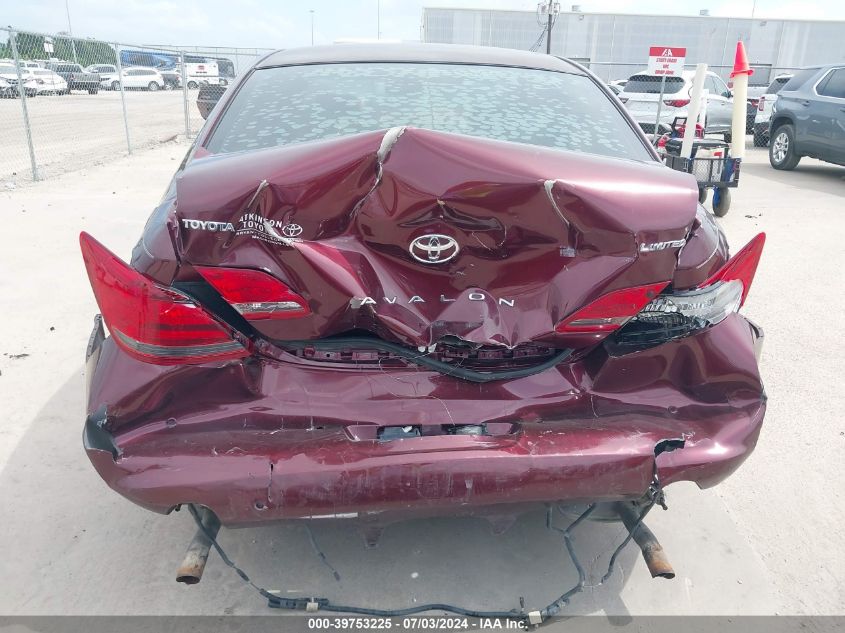 2008 Toyota Avalon Limited VIN: 4T1BK36BX8U311626 Lot: 39753225