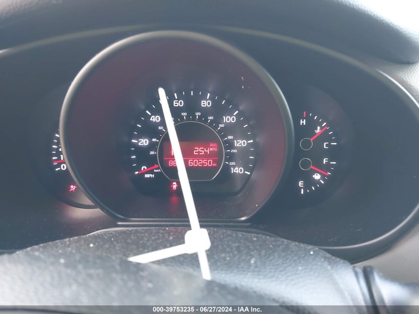 2019 Kia Soul VIN: KNDJN2A28K7654191 Lot: 39753235