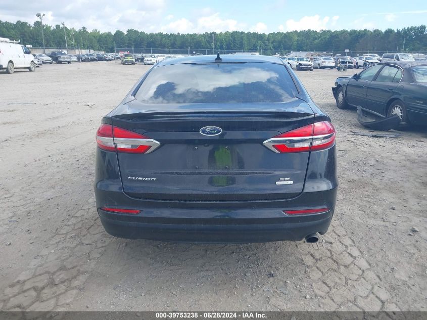 2019 Ford Fusion Se VIN: 3FA6P0HDXKR160618 Lot: 39753238