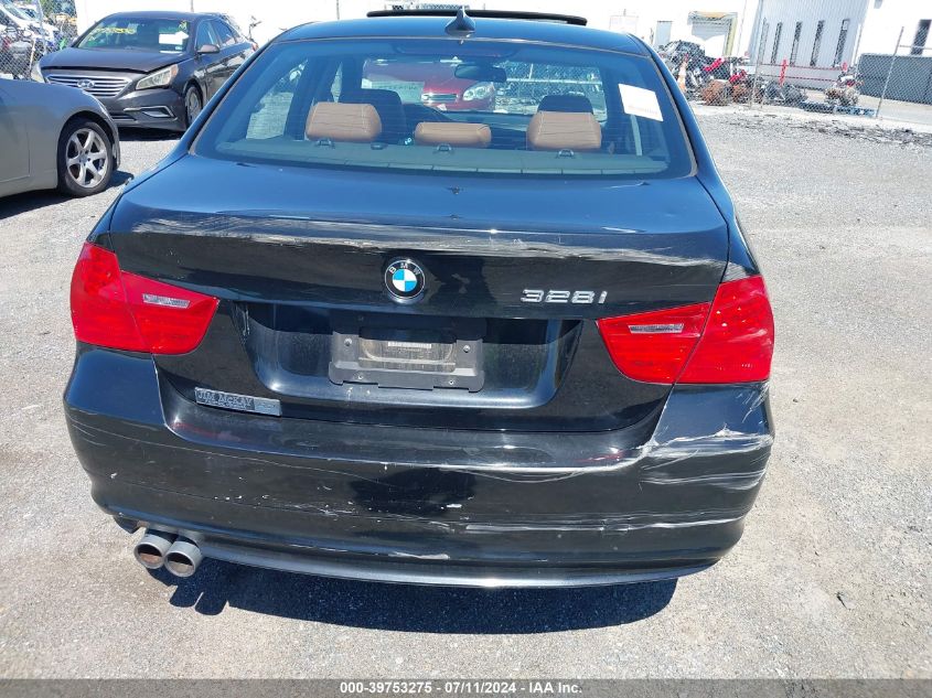 2009 BMW 328I xDrive VIN: WBAPK53549A512913 Lot: 39753275