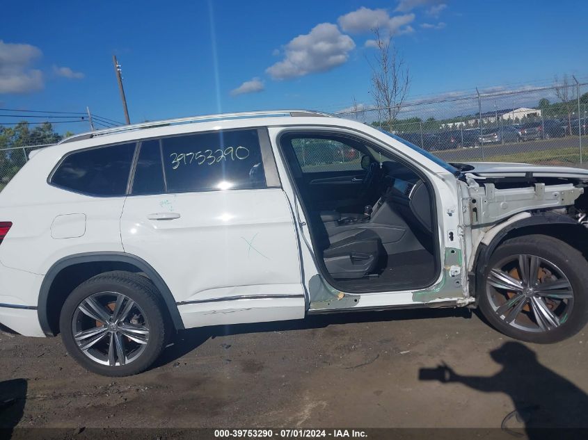 2019 Volkswagen Atlas 3.6L V6 Se W/Technology R-Line VIN: 1V2XR2CA6KC607783 Lot: 39753290