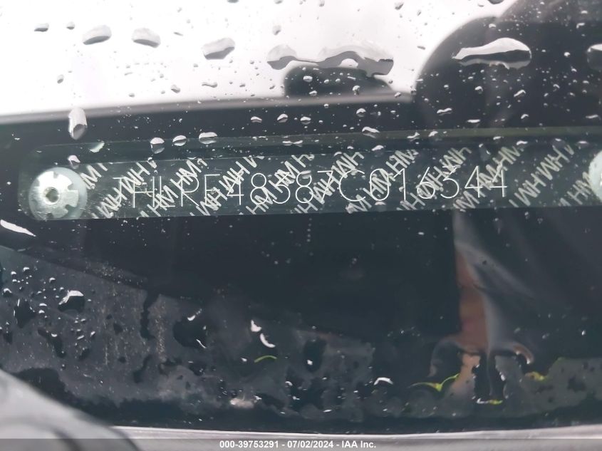 2007 Honda Cr-V Lx VIN: JHLRE48387C016344 Lot: 39753291