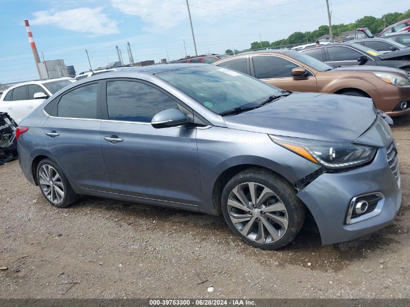 2019 Hyundai Accent Limited VIN: 3KPC34A3XKE059426 Lot: 39753300