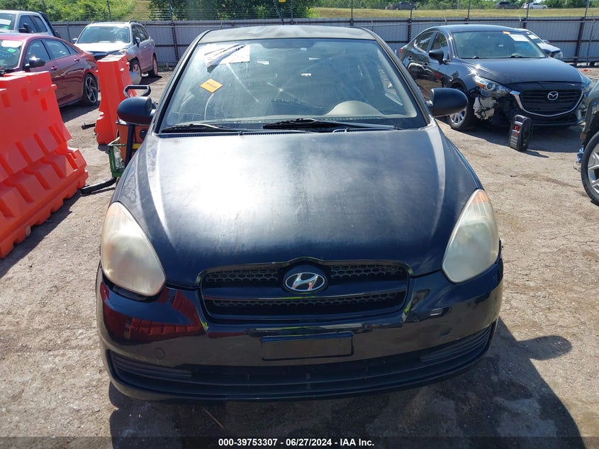 2009 Hyundai Accent Gs VIN: KMHCM36C89U126614 Lot: 39753307