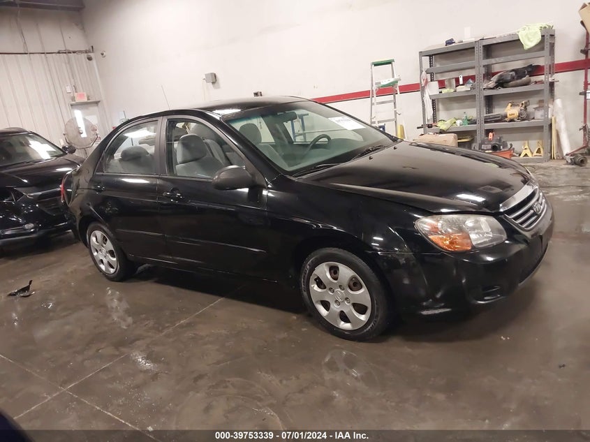 2009 Kia Spectra Ex VIN: KNAFE221695657380 Lot: 39753339