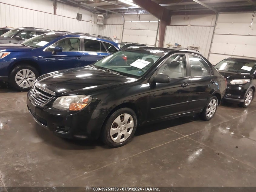 2009 Kia Spectra Ex VIN: KNAFE221695657380 Lot: 39753339
