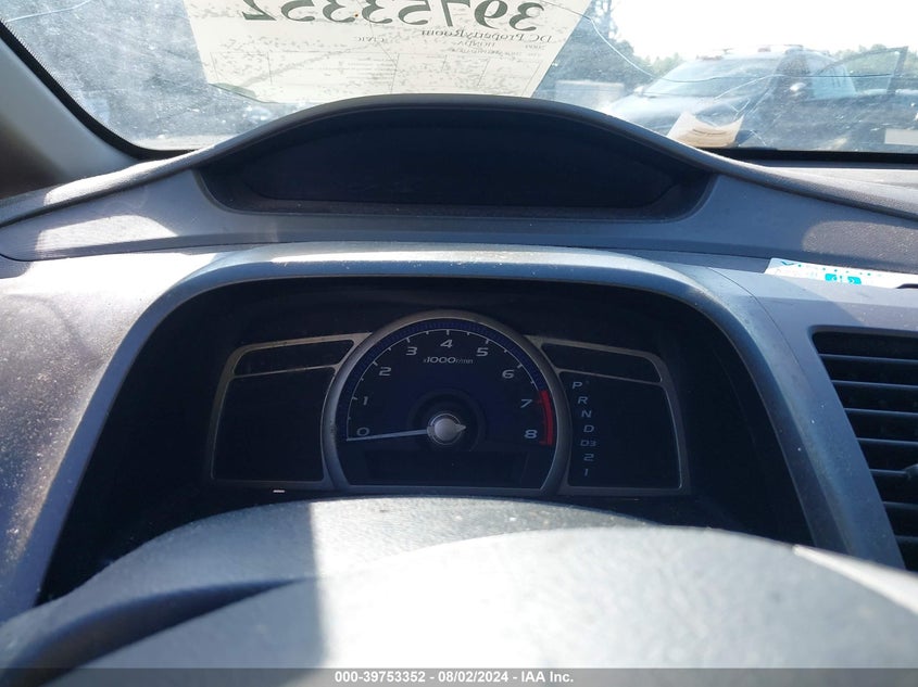 2009 Honda Civic Vp VIN: 2HGFA16319H343828 Lot: 39753352